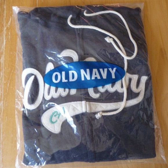 New Old Navy Women's Logo Appliqué Fleece Zip Hoodie  - Small - Picture 2 of 2